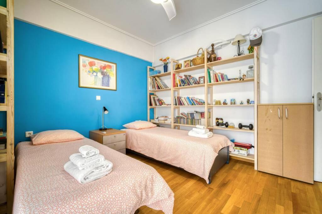 Spacious Family Flat Near Parthenon Free Parking Athena Bagian luar foto