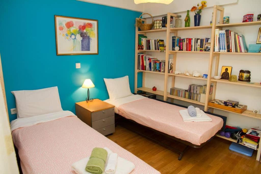 Spacious Family Flat Near Parthenon Free Parking Athena Bagian luar foto